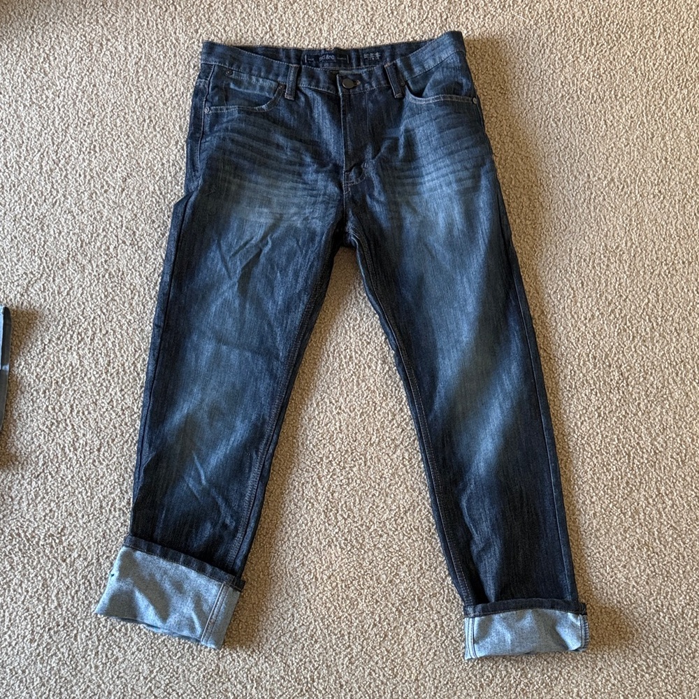 PD&C Men's Deep Indigo Slim Jeans